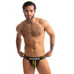 jockstrap rally 665 noir jaune 2