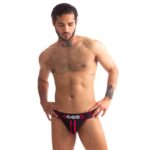 jockstrap rally 665 noir rouge 2