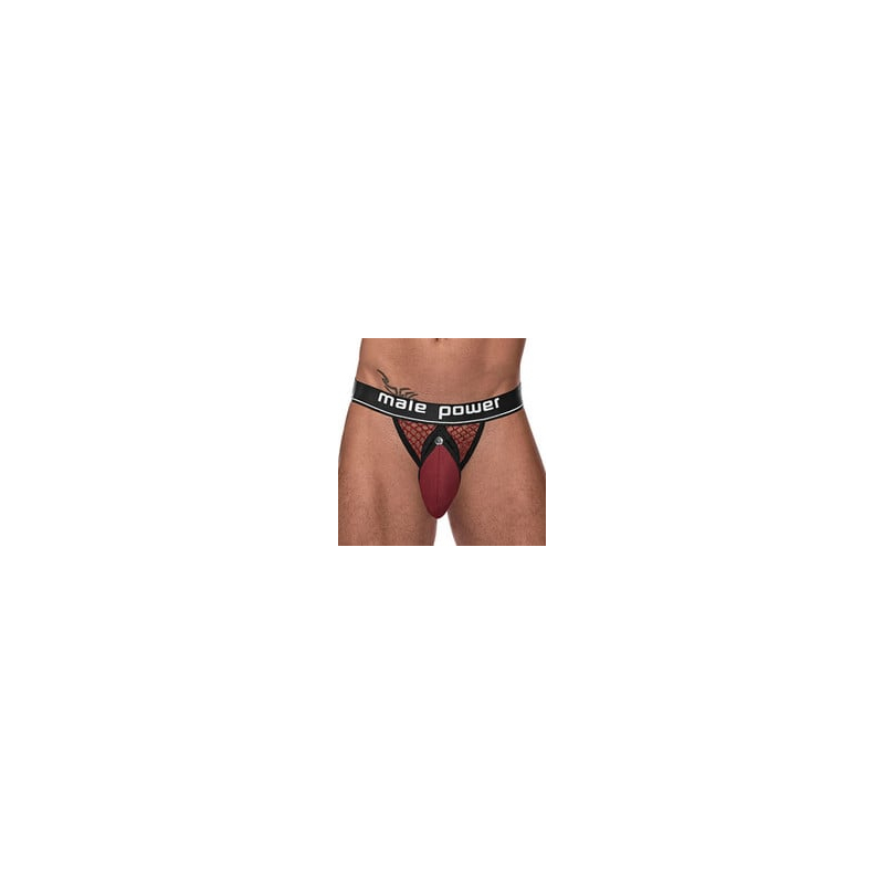 jockstrap resille ring jock bordeaux