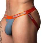 jockstrap rib ring jock gris orange