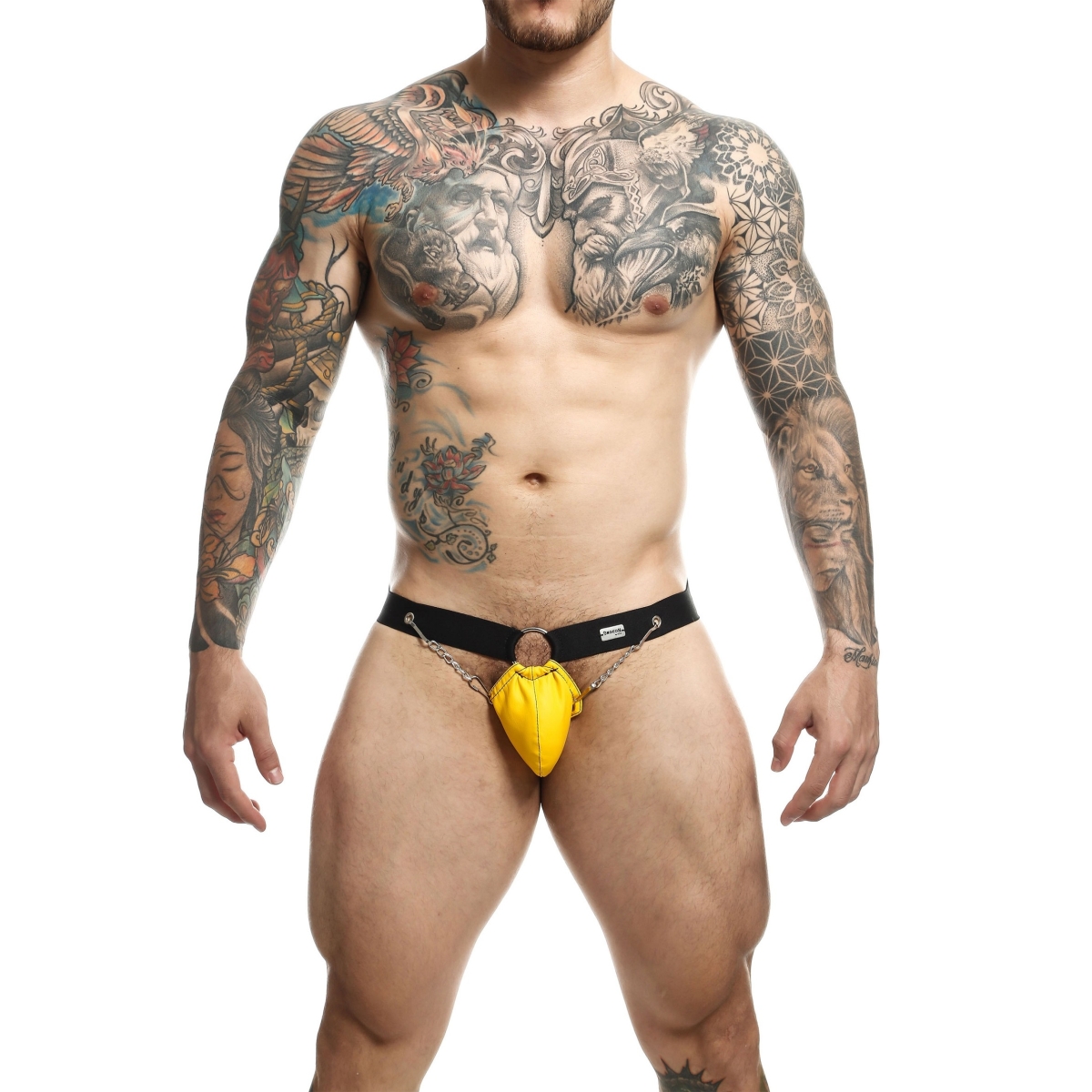 jockstrap ring chain dngeon jaune 5