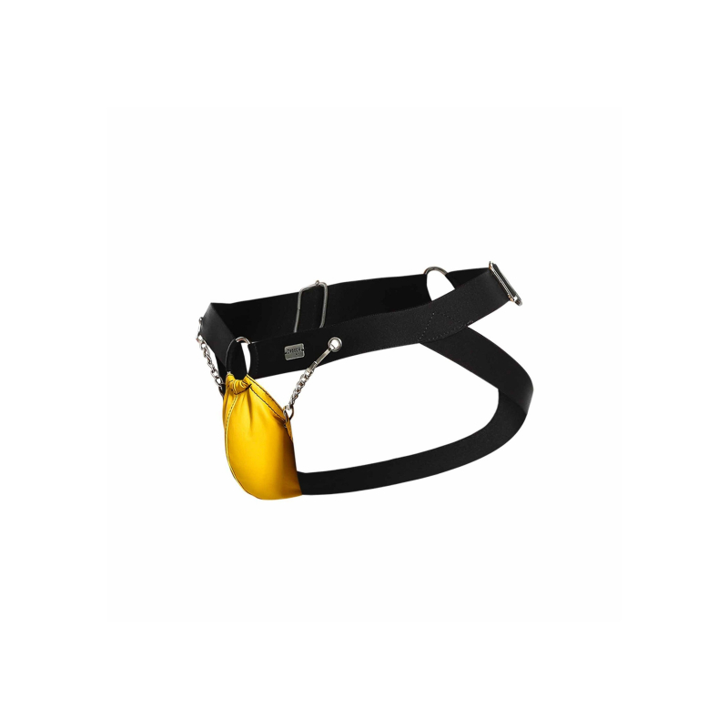 jockstrap ring chain dngeon jaune 6