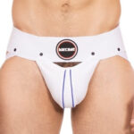 jockstrap rokk blanc bleu