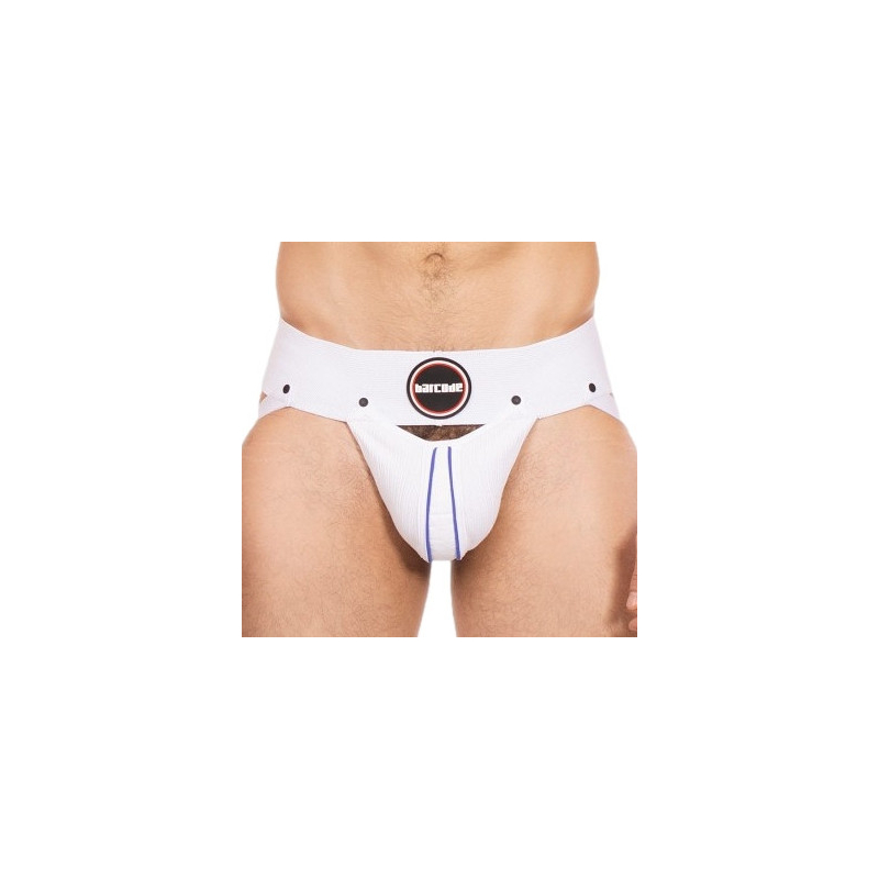 jockstrap rokk blanc bleu