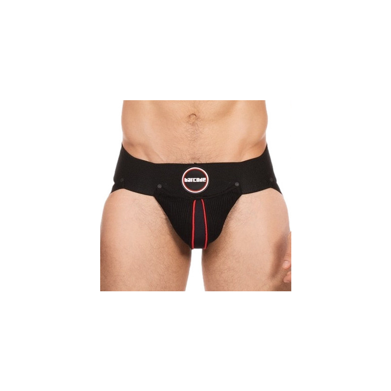 jockstrap rokk noir rouge