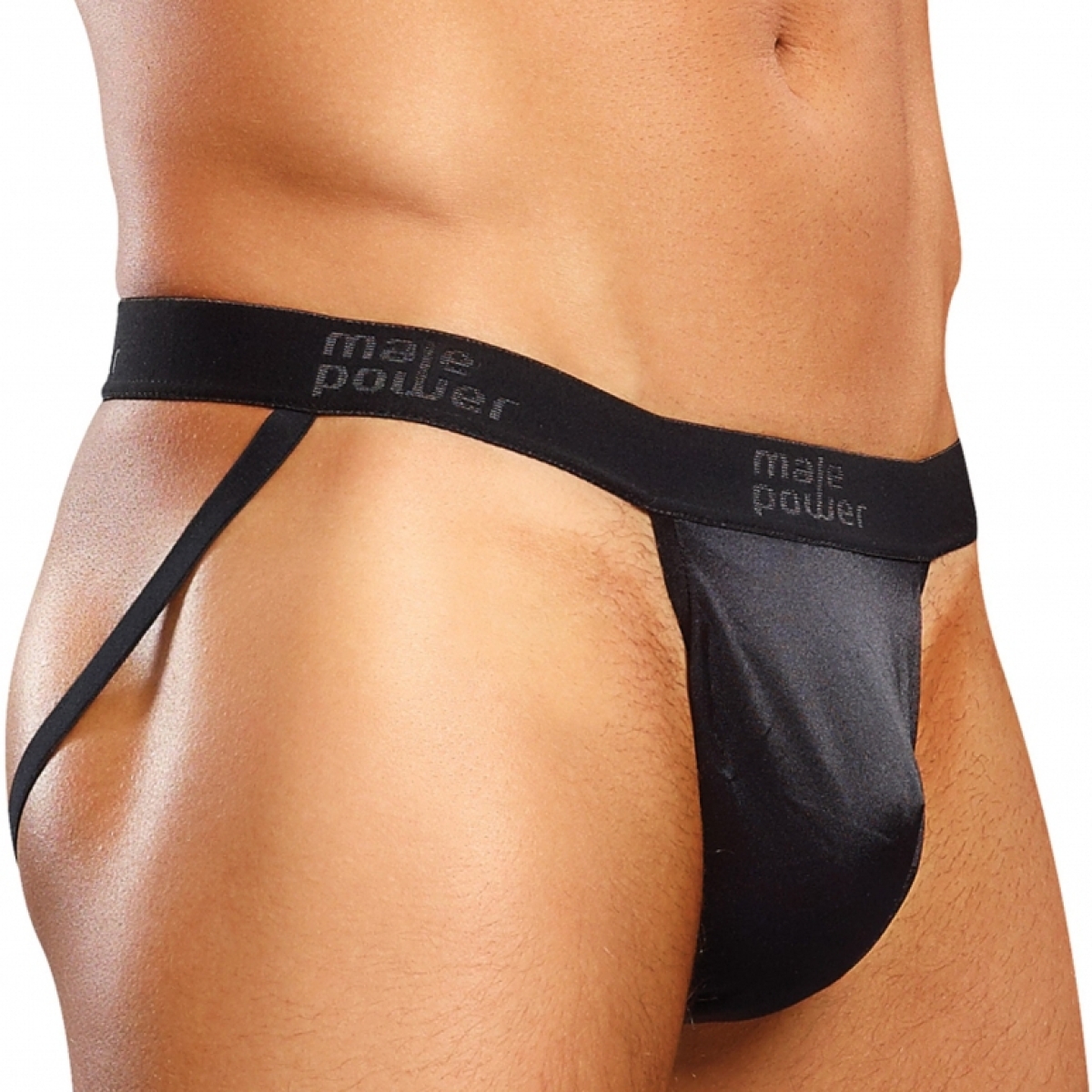 jockstrap satin up noir