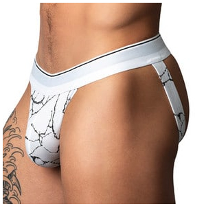 jockstrap soo cumfy blanc noir