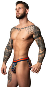jockstrap soo cumfy bleu marine rouge 2