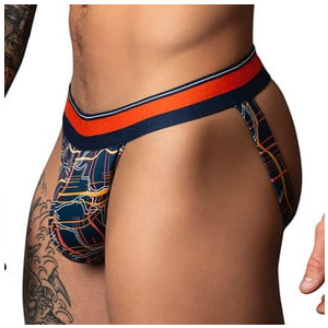 jockstrap soo cumfy bleu marine rouge