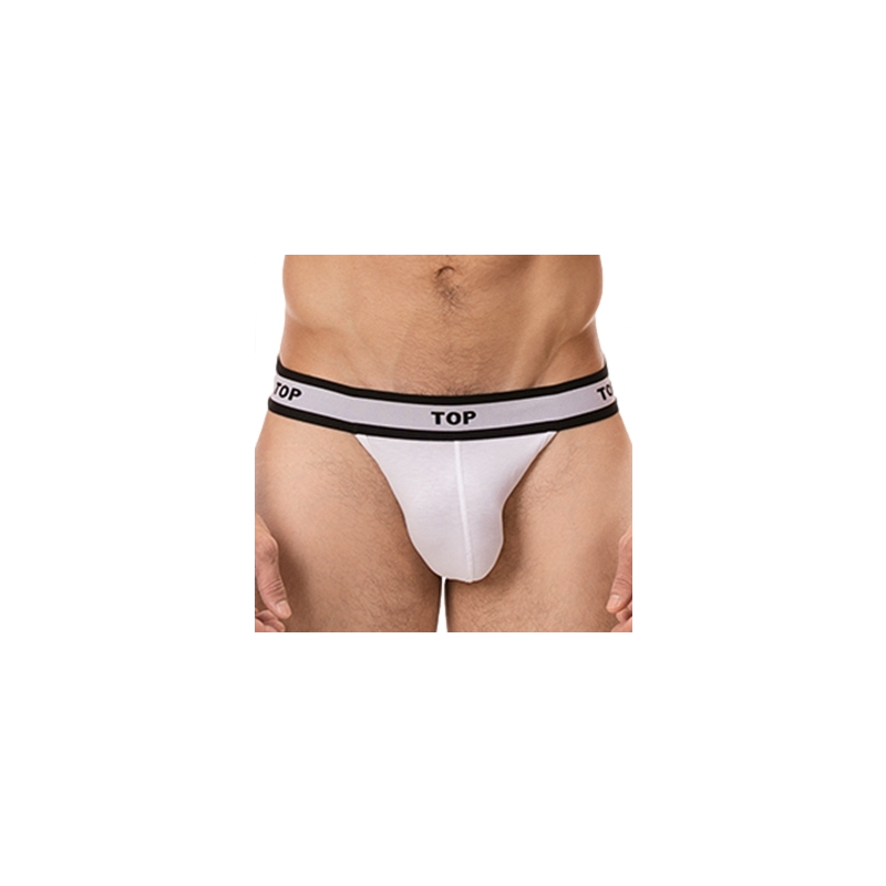 jockstrap top blanc