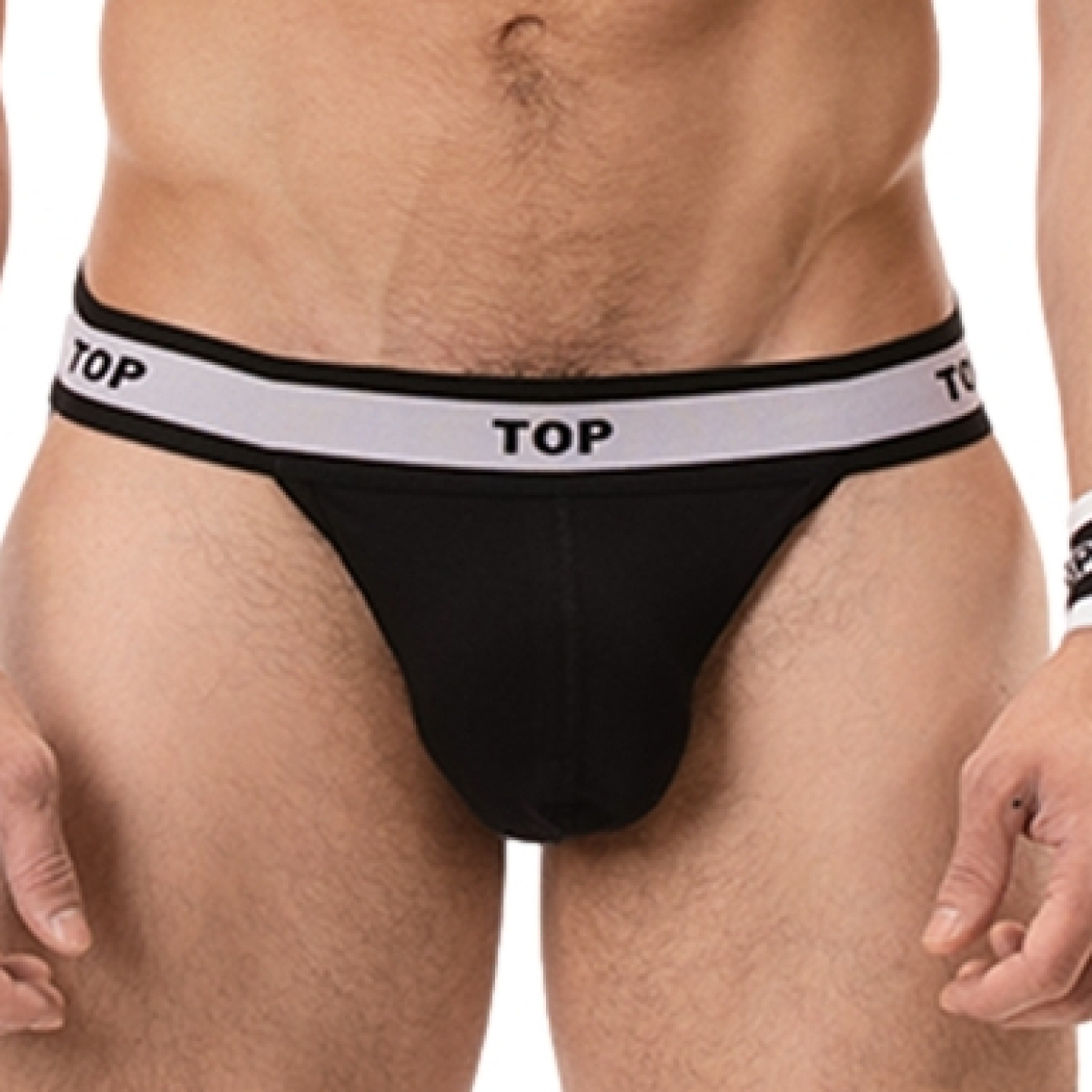 jockstrap top noir