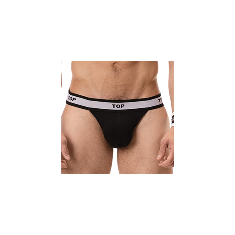 jockstrap top noir