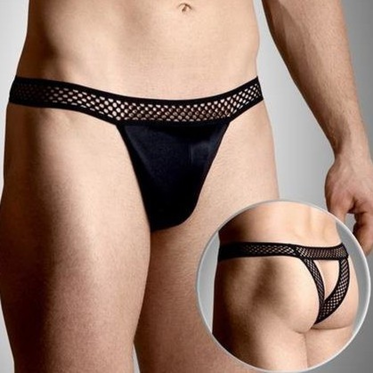 jockstrap triangle noir