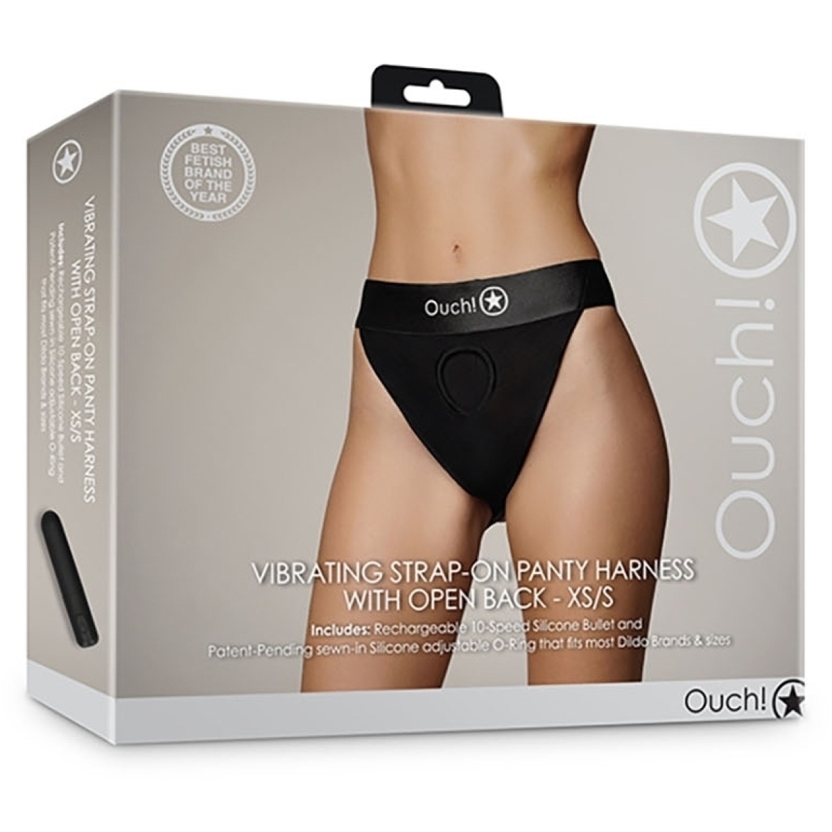 jockstrap vibrant strap on open back noir 1