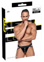 jockstrap vinyl strap noir 2