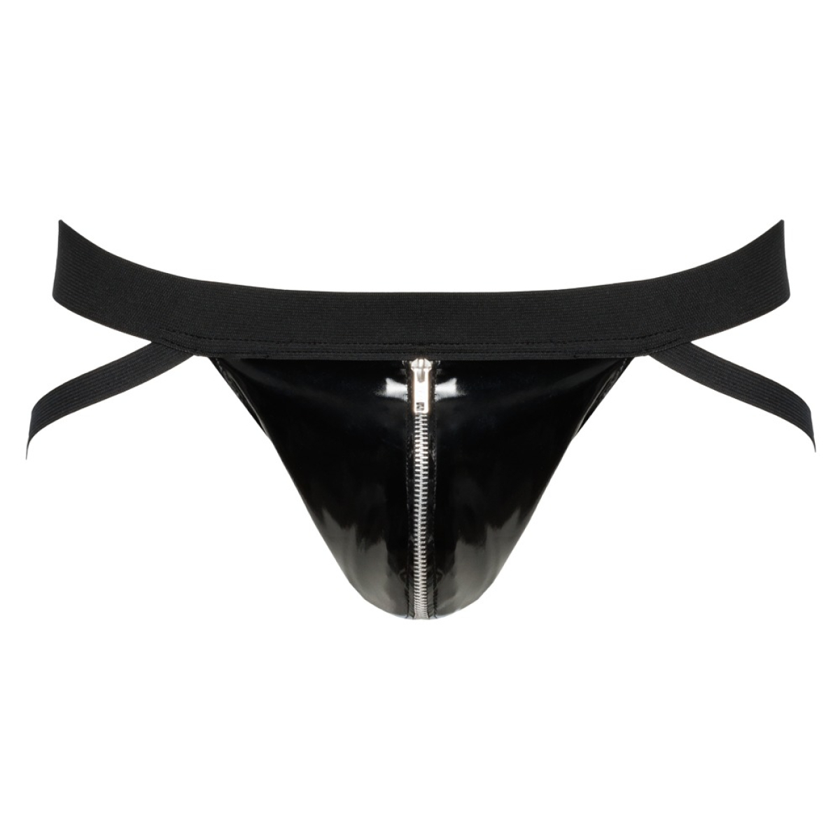 jockstrap vinyl strap noir 4