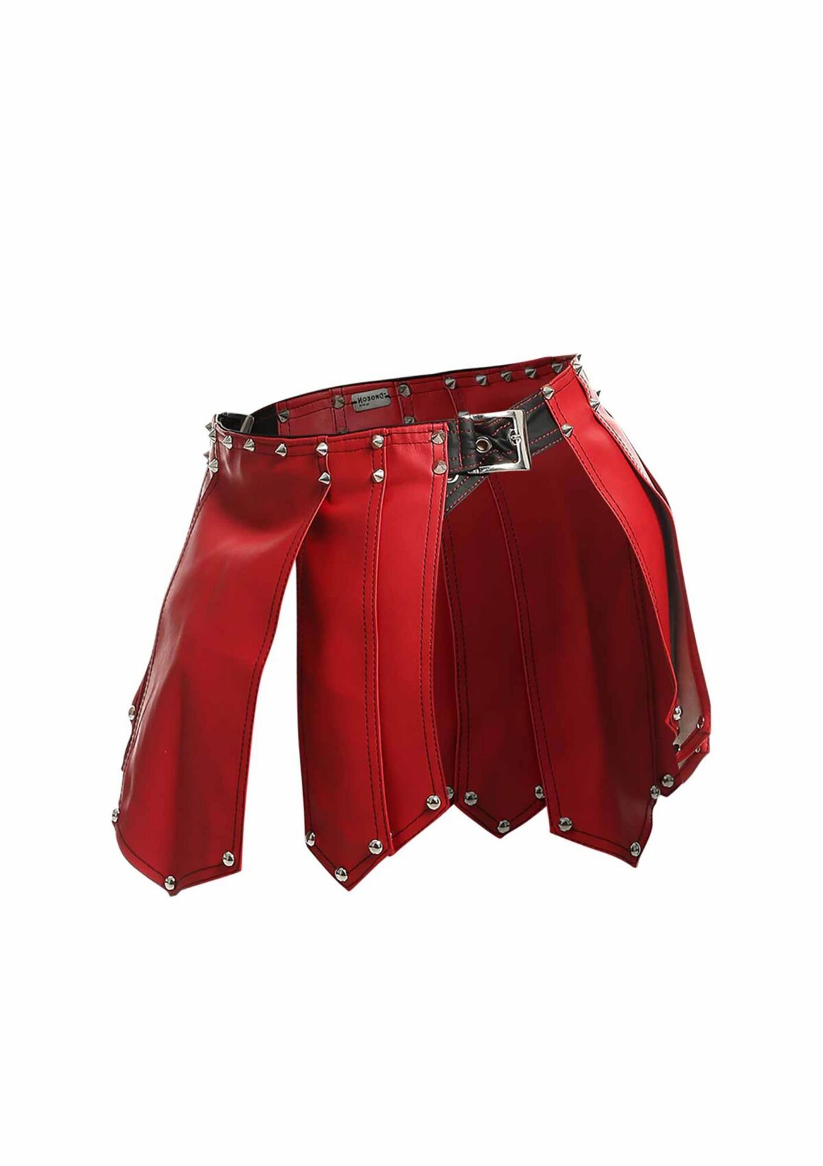 jupe homme sm roman skirt rouge noire 6