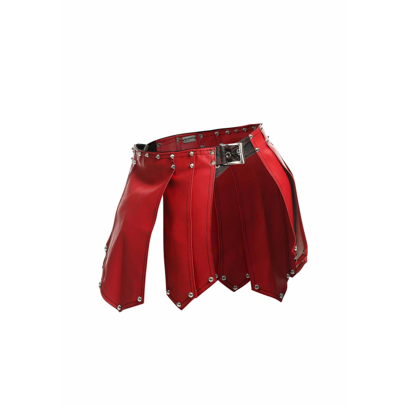 jupe homme sm roman skirt rouge noire 6