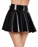 jupe vinyl skirt noire 1