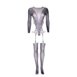 kalyke xxiii bodystocking avec col roule taille unique 5