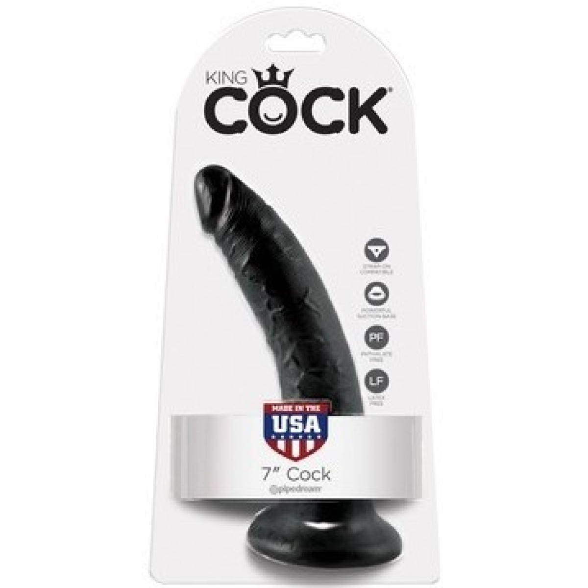 king cock 18 cm noir 1