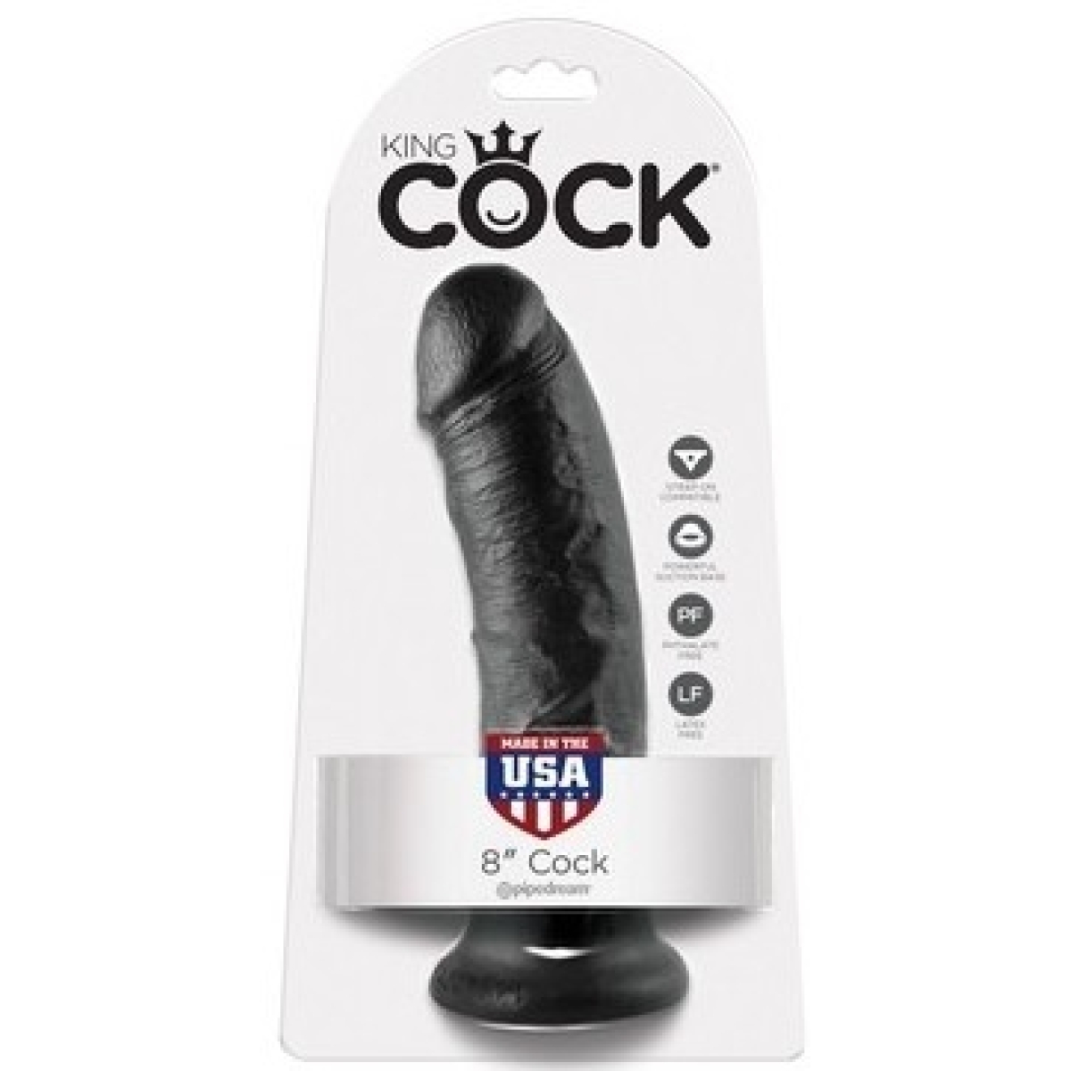 king cock 20 cm noir 1