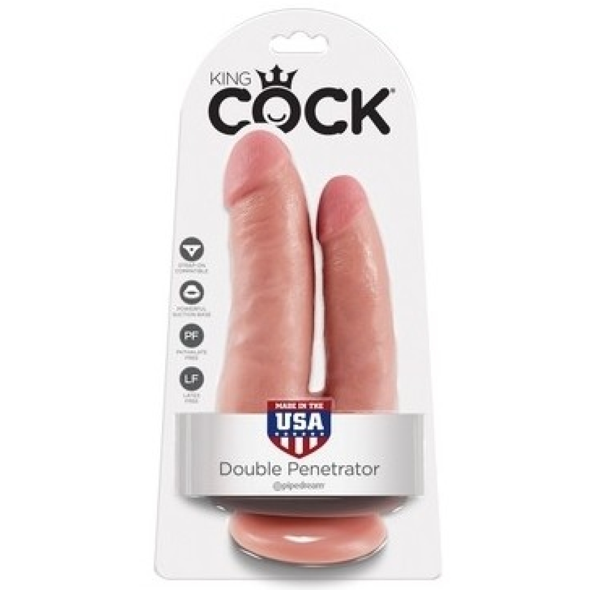 king cock double gode penetrator 14 x 4cm 1