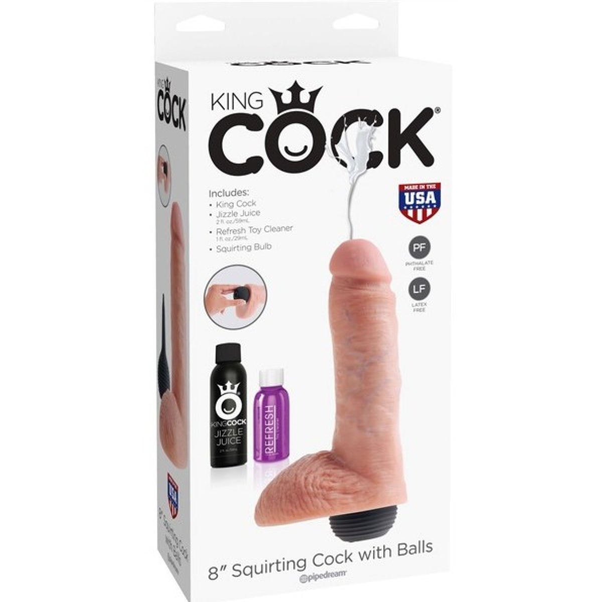king cock gode squirty 15 x 5 cm 1