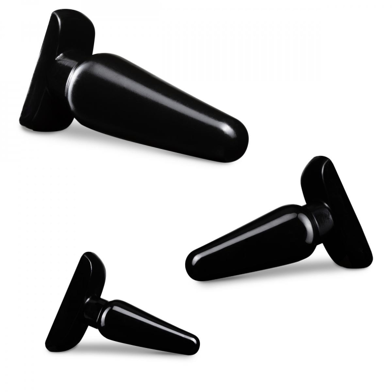 kit 3 plugs anal adventures basic noir 2