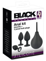 kit 3 plugs bijou velvet jewel noir 1