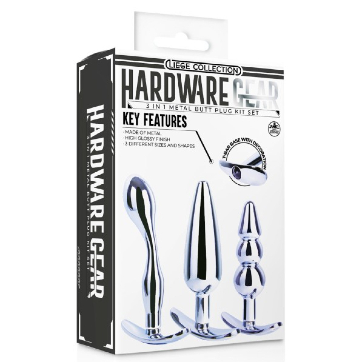 kit 3 plugs en metal butt ket 1