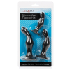 kit 3 plugs silicone ripple kit noirs 1
