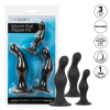 kit 3 plugs silicone ripple kit noirs 2