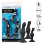 kit 3 plugs silicone ripple kit noirs 2