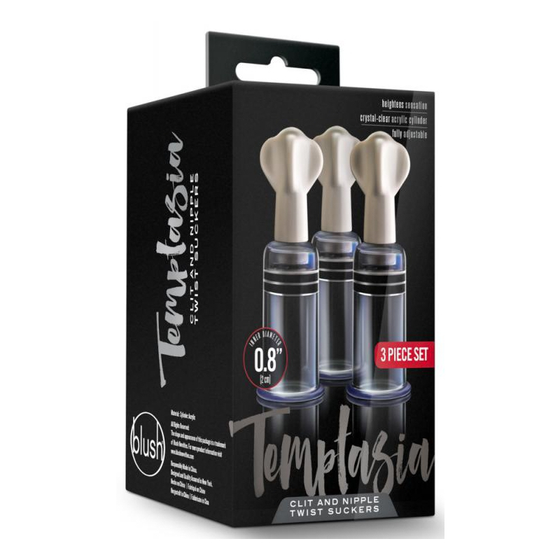 kit 3 suce tetons twist up 103cm diametre 19mm 1