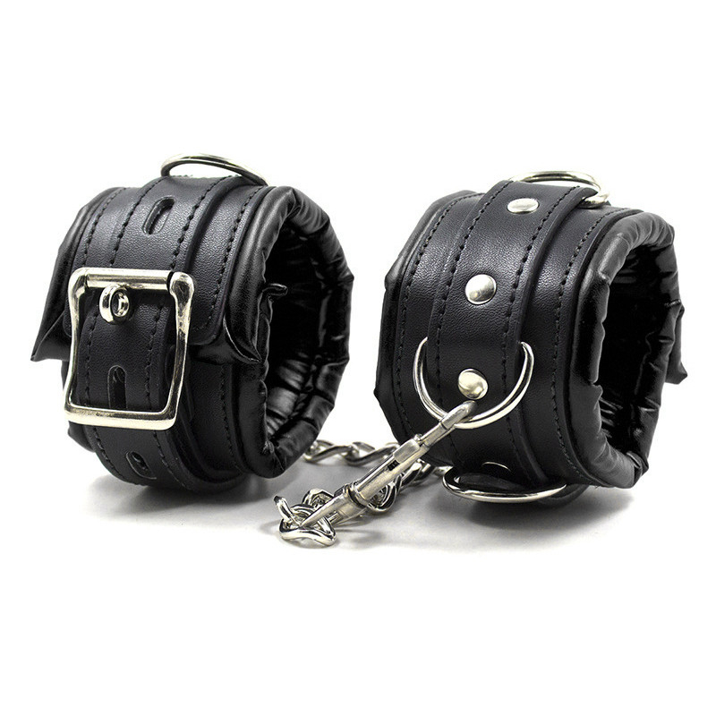 kit barre de maintien collier et menottes simply dom noir 3