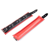 kit barre de maintien collier et menottes simply dom rouge et noir 1