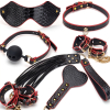kit bdsm 7 pieces caiman noir rouge