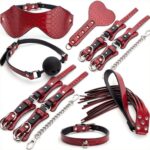 kit bdsm 7 pieces caiman rouge