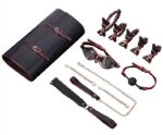 kit bdsm bells 6 pieces noir rouge