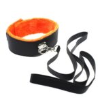 kit bondage 7 pieces noir orange 1