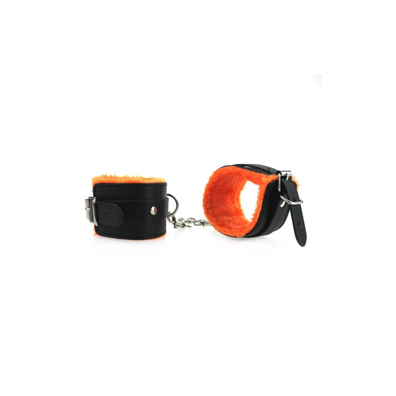 kit bondage 7 pieces noir orange 2