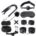 kit bondage push 10 pieces noir