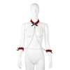 kit collier menottes romance noir rouge 1