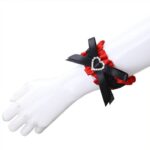 kit collier menottes romance noir rouge 3