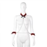 kit collier menottes romance noir rouge 7