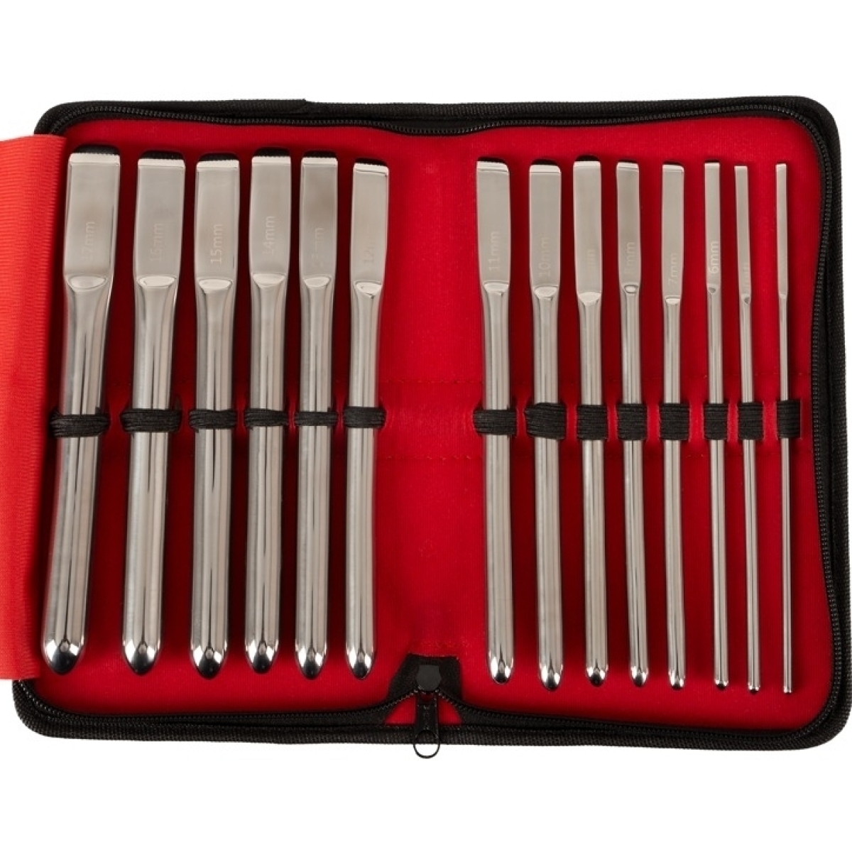 kit de 14 tiges d uretre dilator progress 135 cm diametre 4 a 17mm
