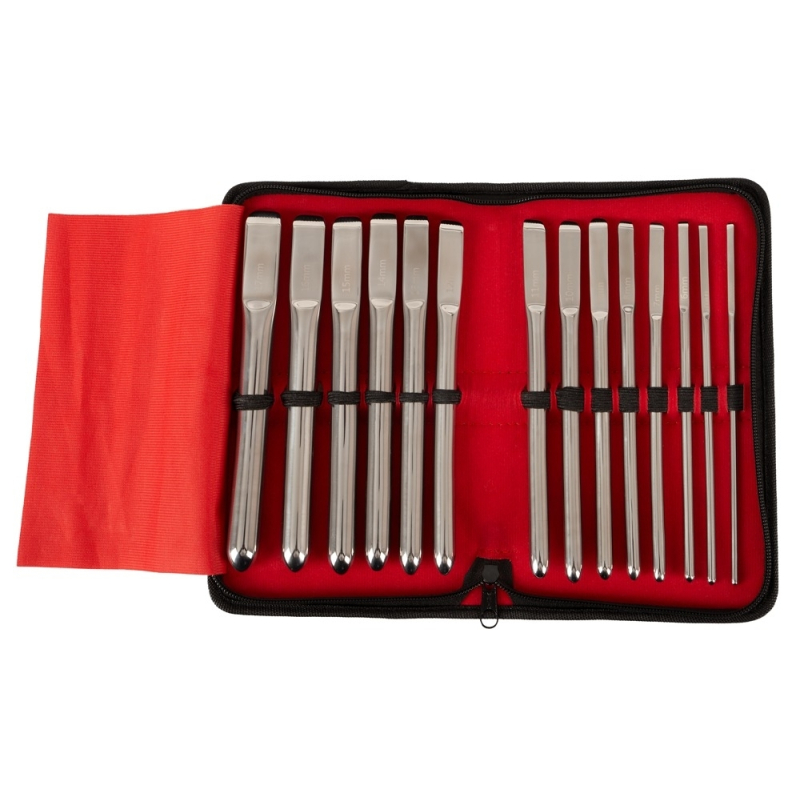 kit de 14 tiges d uretre dilator progress 135 cm diametre 4 a 17mm 8