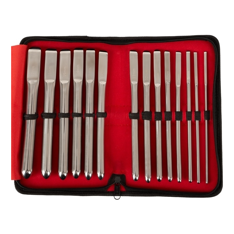 kit-de-14-tiges-d-uretre-dilator-progress-135-cm-diametre-4-a-17mm kit de 14 tiges d uretre dilator progress 135 cm diametre 4 a 17mm