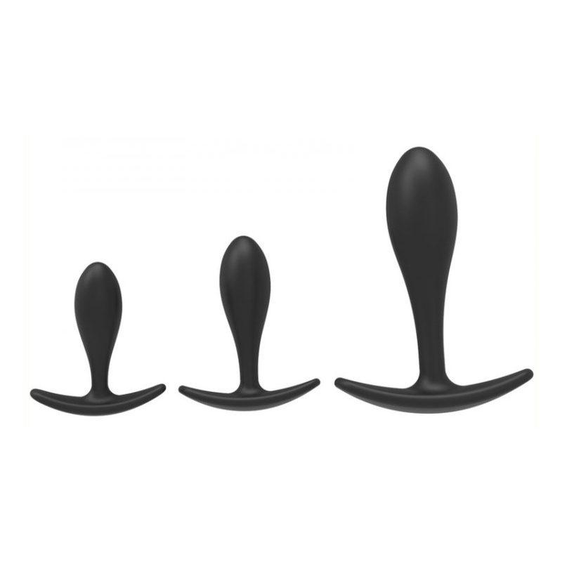 kit de 3 mini plugs training curve noirs 1